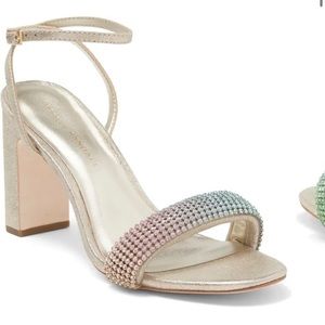 Shay Crystal Embellished Ankle Strap Sandal (Women)